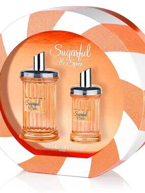 Michel Germain Sugarful & Spice Gift Set - Orange NWOT NEW